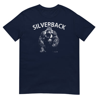 Gorilla Silverback T-shirt Silver Back Jungle King Design Unisex Tshirt