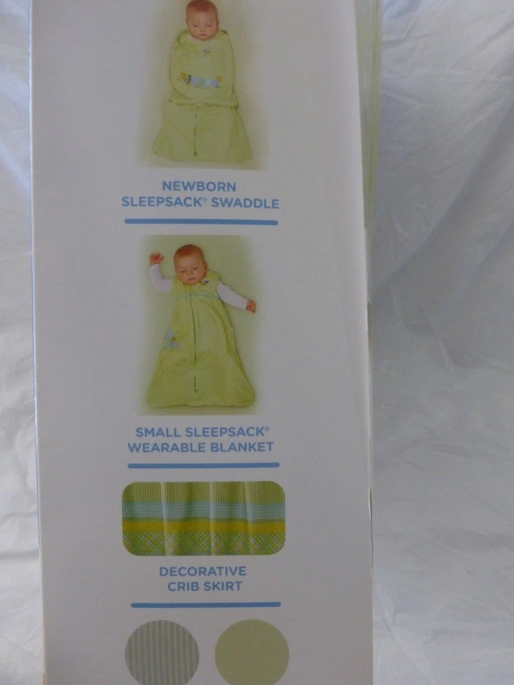 5 pc Halo Safe Sleep Sage Dragonfly Print Baby Crib Bedding Set NIP - Image 3 of 4