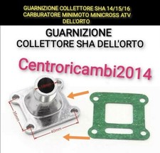 GUARNIZIONE COLLETTORE SHA 14/15/16 CARBURATORE MINIMOTO MINICROSS ATV DELL'ORTO