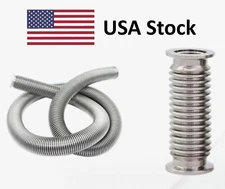 KF-16 KF-25 KF-40 Stainless Steel 304 Bellows Flexible Vacuum Hose