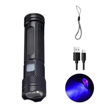 Lumen High Powered Super Bright Flashlight LED Rechargeable Torch Lamp