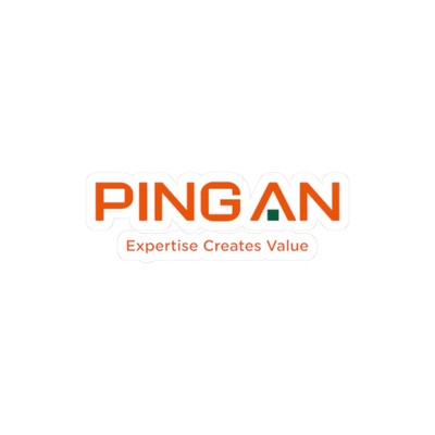 Ping-An (version 4) (Logo) STICKER Vinyl Kiss-Cut Decal