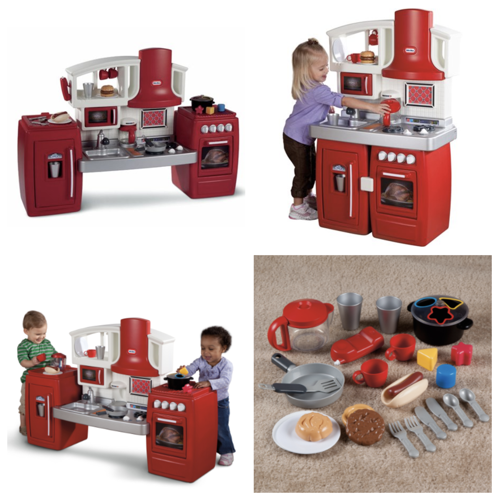 Toy Grill Kids Small Bbq Barbecue Kitchen Set Play Pretend
