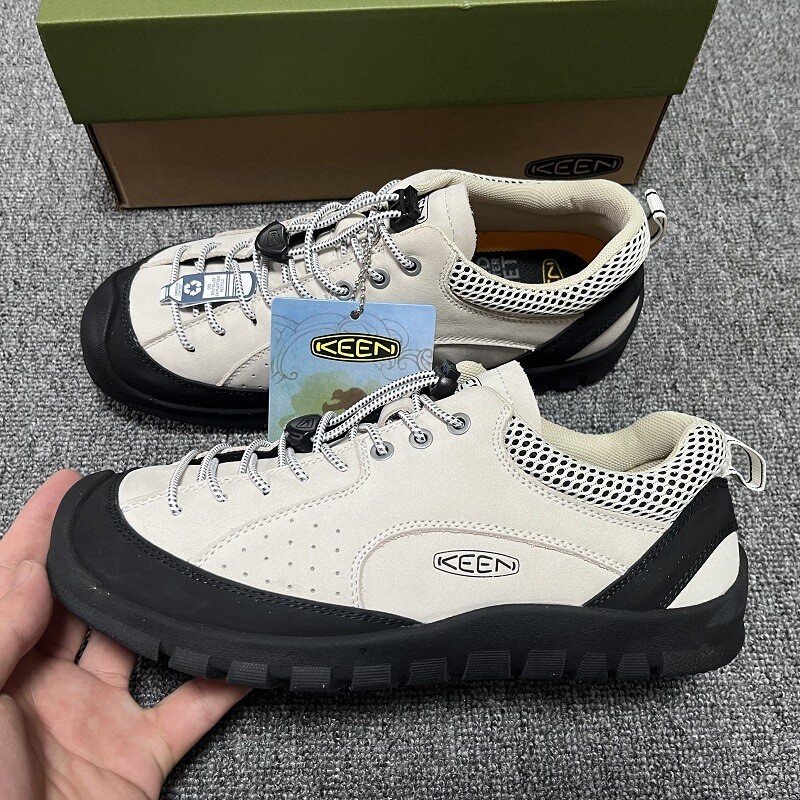 Keen Jasper Rocks Classic Unisex Outdoor Camping Shoes Beige Sneakers SZ: 5-11.5