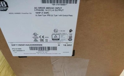 Factory Sealed Allen bradley 20F11ND014AA0NNNNN Powerflex 753 AC Drive