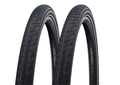 2x Schwalbe Road Cruiser Plus 50-622 Drahtreifen PunctureGuard 28x2.00 Mantel