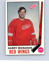 VINTAGE HOCKEY CARD OPC 1969  DETROIT RED WINGS GARRY MONAHAN NO 773