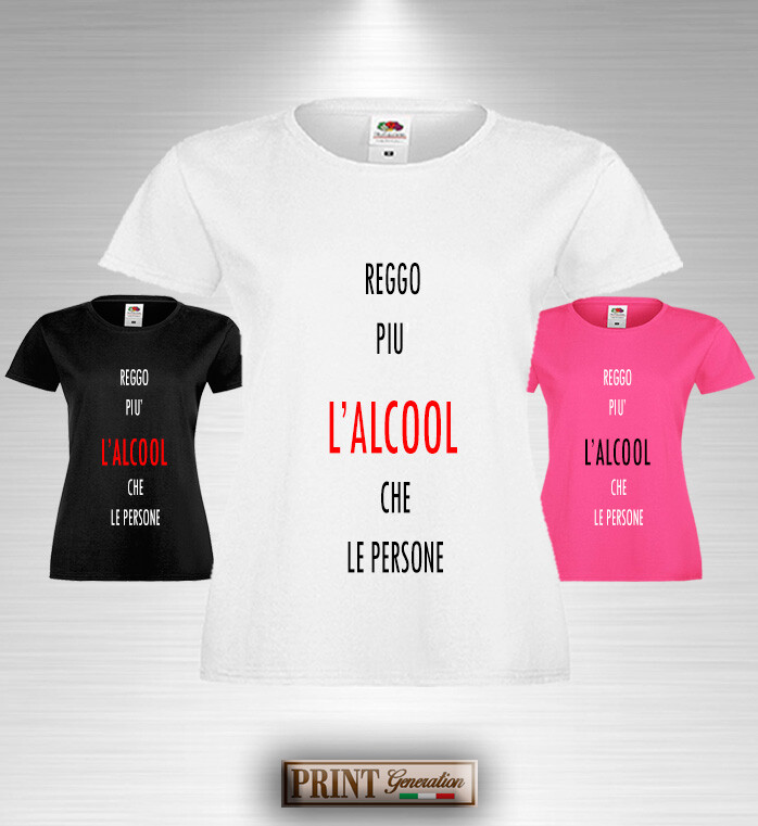 T-Shirt frasi divertenti reggere più alcool che persone estate