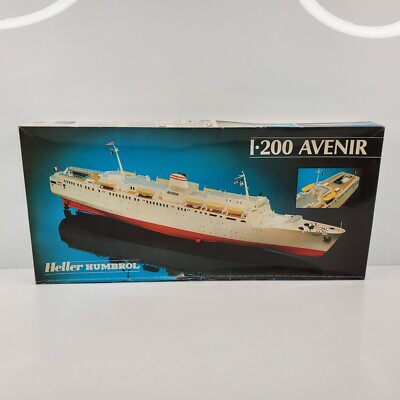 Vintage 1986 Heller Humbrol Avenir Ship Boat Model Kit 80625 HTF