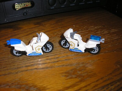 その他 Nick Nice Lot of 2 Different Lego CITY Police Motorcycles Street Bikes