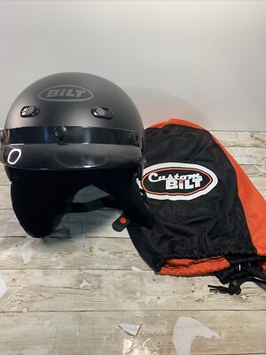 BILT FALCON 1/2 DOT FMVSS NO.218 CERTIFIED MOTORCYCLE HELMET ADULT SIZE  X-SMALL