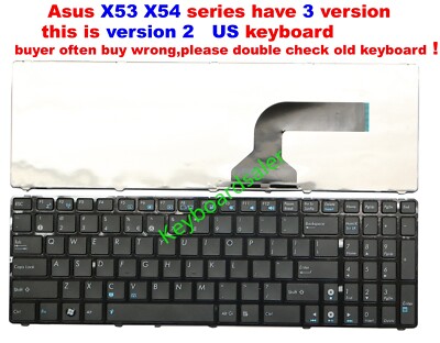 New for ASUS X54C-ES91 X54C-BBK3 X53 X53U X53E X53H X54 X54C X54L X54XB Keyboard