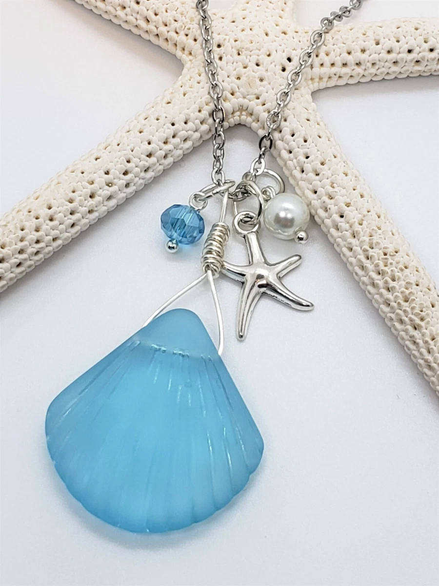 Blue clearance shell jewellery