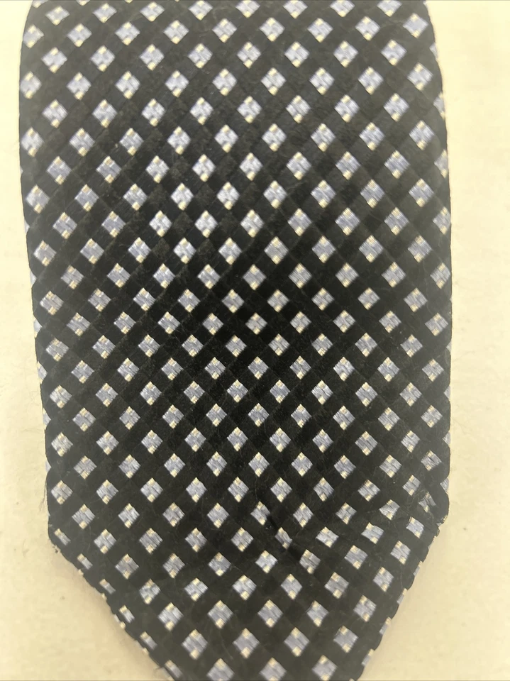 Corbata de cuello Michael Kors azul geométrica de seda para hombre $78 Foto 3 de 4