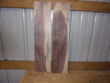 2 PC WALNUT LUMBER WOOD KILN DRIED BOARDS 1321V  24"X 5 5/8"X 3/4" END MATCHED