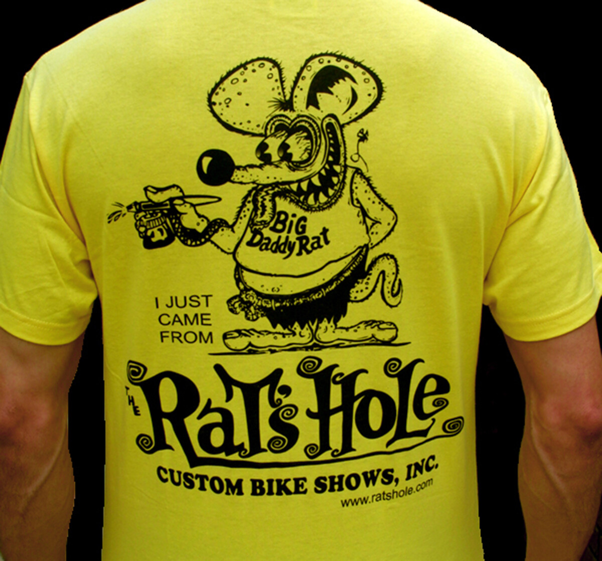 Rat's Hole Custom Bike Show Rat's Hole Ash T Shirt World Rat's Hole Custom Bike Show Rat's Hole Ash T Shirt World