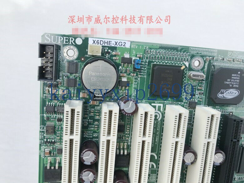 Super micro IPC motherboard X6DHE-XG2 X6DHE-XG2REV 1.2A to send CPU memory