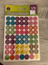 Autocollants planificateur coloré ressources créées par l'enseignant neufs