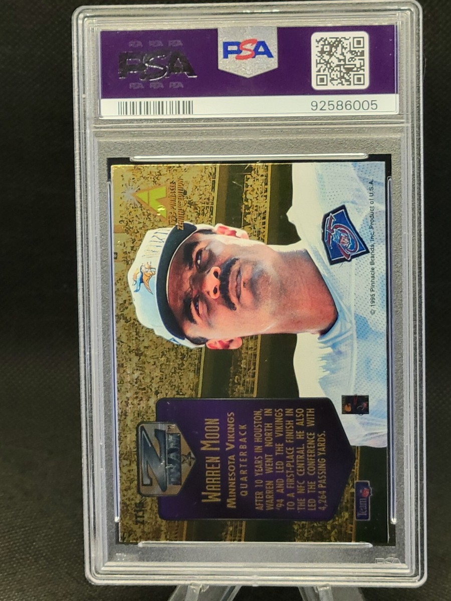 RACING the MOON TOUR ’95-’96 BORN IN 66 1995 Zenith Z-team ZT15 Warren Moon PSA 8 | eBay