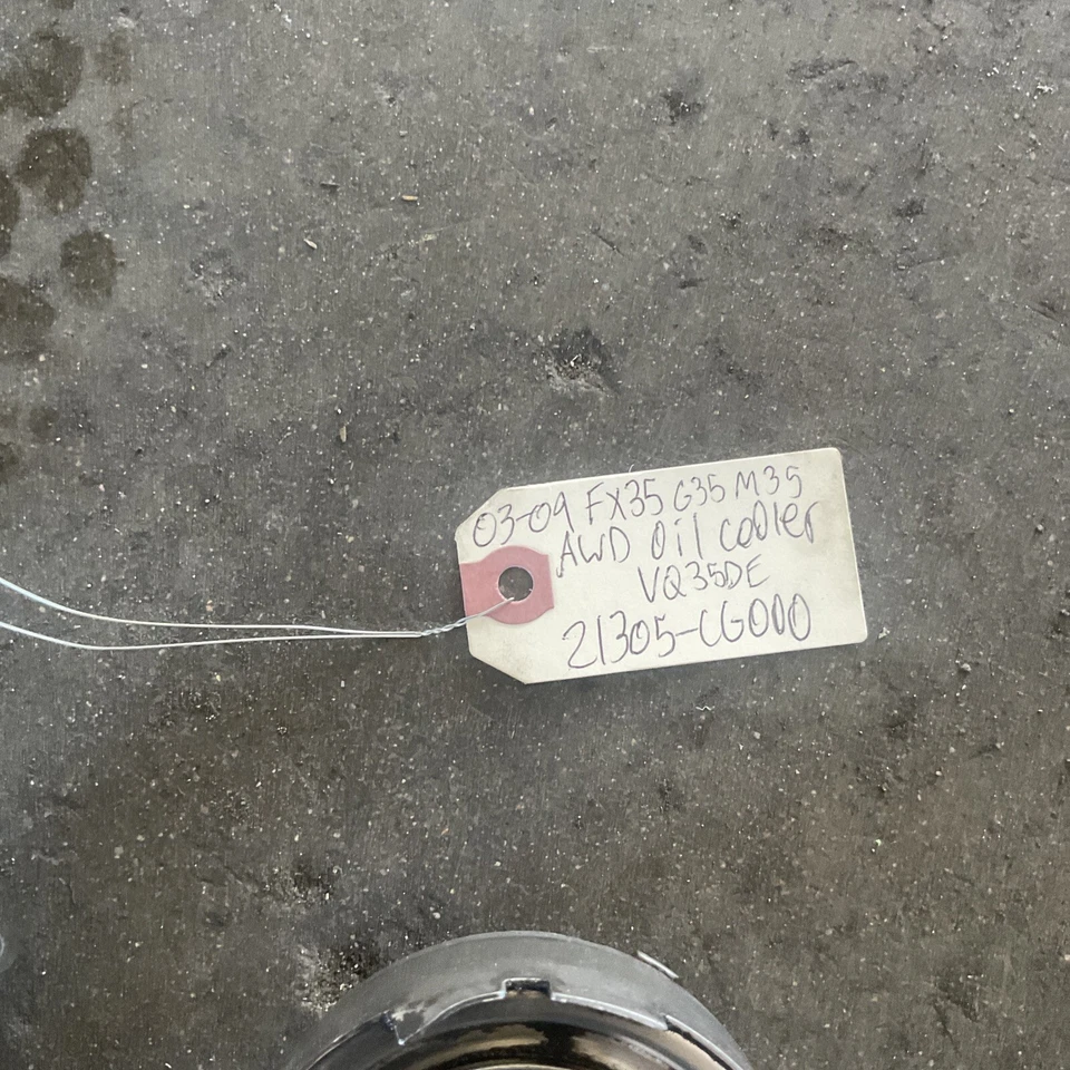 03-09 Conjunto de enfriador de aceite de motor Infiniti FX35 G35 M35 AWD VQ35DE 21305-CG000 Foto 2 de 4