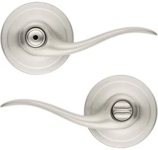 *1-Set* Kwikset Tustin 730TNL Bedroom & Bathroom Lock Satin Nickle 97300-817