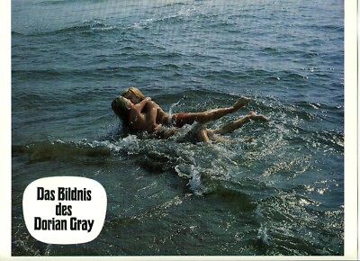 DAS BILDNIS DES DORIAN GRAY: 1 Aushangoto (Erotik, BUSEN) HELMUT BERGER -6-