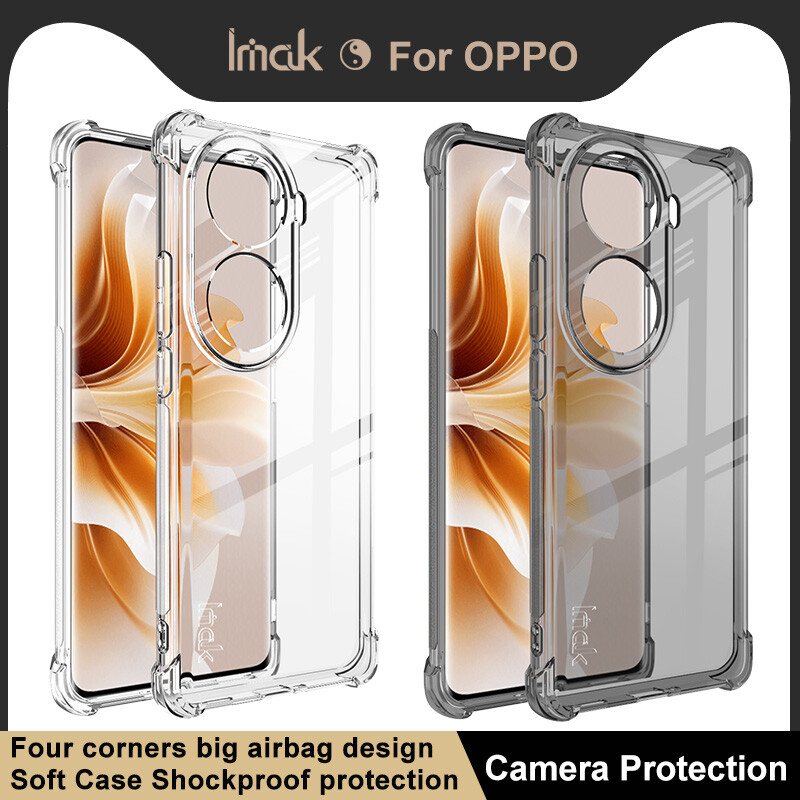 Luxury Shockproof IMAK TPU Case for Oppo Reno11 Pro with 4 Airbags