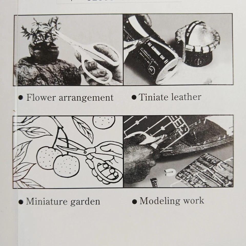 NEW Carbon Steel Soft Grip Scissor Shears Chair Caning Basket Weaving Florist - Image 4 of 4