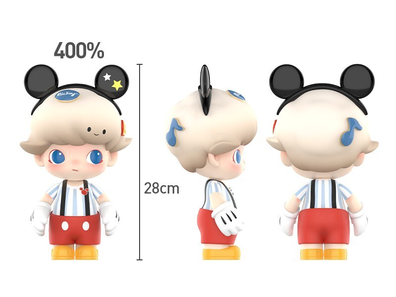 POPMART MEGA JUST DIMOO 400% Mickey Mouse New from Japan 11