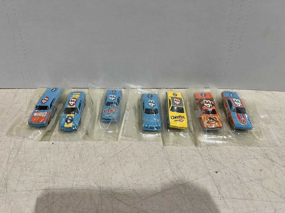Lot of 7 Cereal Box #43 Richard Petty Die Cast 1/64 NASCARS Cars