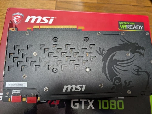 MSI GeForce GTX 1080 Nvidia GAMING X 8GB Graphics Card JAPAN w/ Original Box - Picture 3 of 4