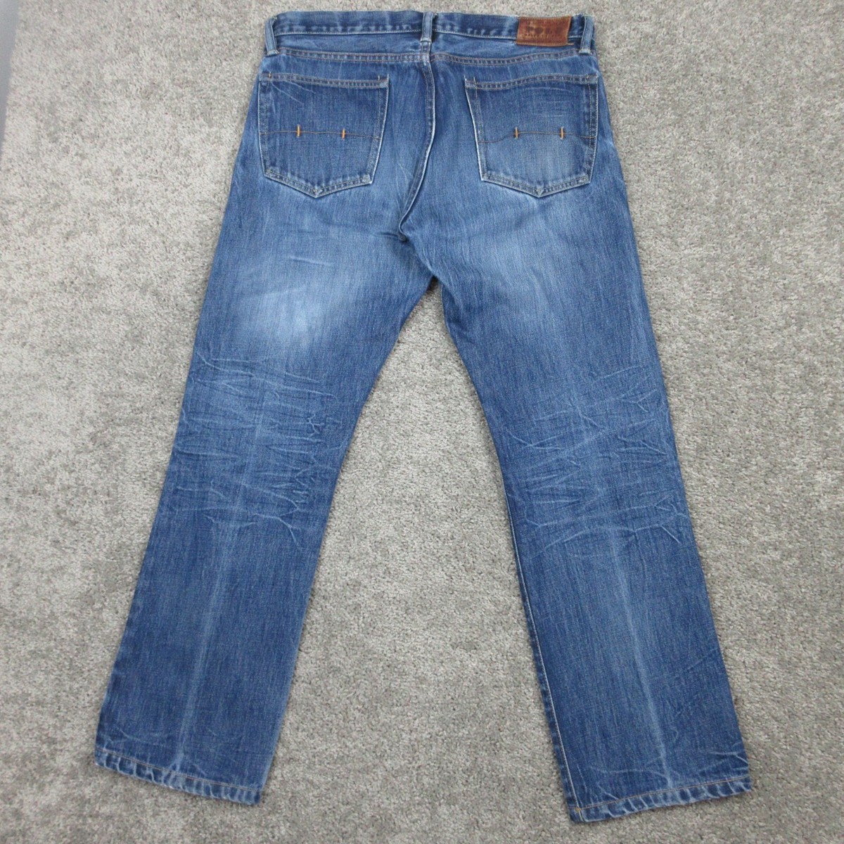 Polo Ralph Lauren Jeans Mens 36x30 (Tag 33x32) Blue Faded Denim