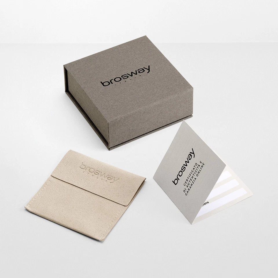 BROSWAY RIPTIDE COLLANA DA UOMO IN ACCIAIO CON ONICE NERA BTD001 (4741) - Immagine 4 di 4