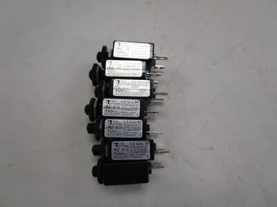 CARLING TECHNOLOGIES & JOEMEX VARIETY AMP PUSH TO RESET BREAKER (SET OF 7) BOAT