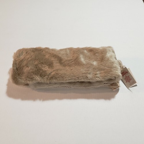 New Nardi & Tagliaferri Scarf Brown Wool Blend Ruffled Italy. 70" - Picture 7 of 8