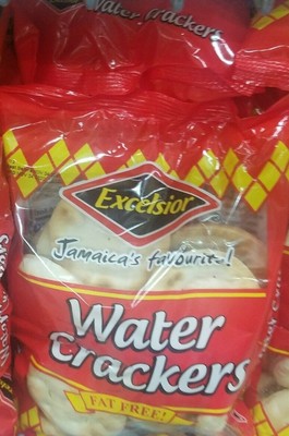 Excelsior Water Crackers Jamaican crackers Fat Free pack of 12 x 143G