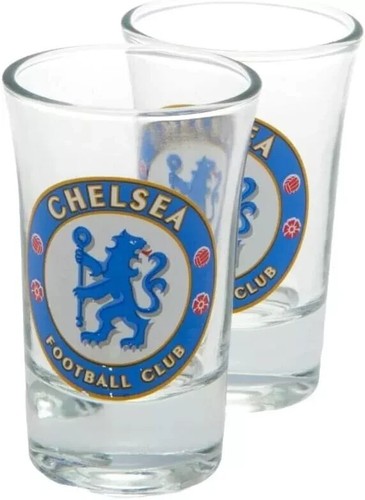 Chelsea FC Shot Glass Set - Football Club Gift Official License - Picture 3 of 3