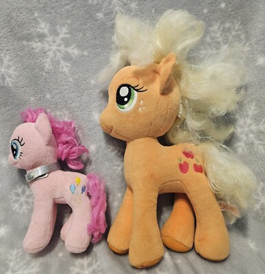 My Little Pony TY 2017 Sparkle Apple Jack 2013 Pinkie Pie Hasbro