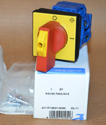 Kraus & Naimer KG10A.T203/04.E Hauptschalter 3-polig NEU OVP 