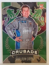 2021 Panini Chronicles Crusade Green Prizm #11 Sheldon Creed RC