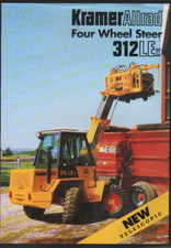 Kramer "312LEx" Four Wheel Steer Telescopic Loader Handler Brochure Leaflet