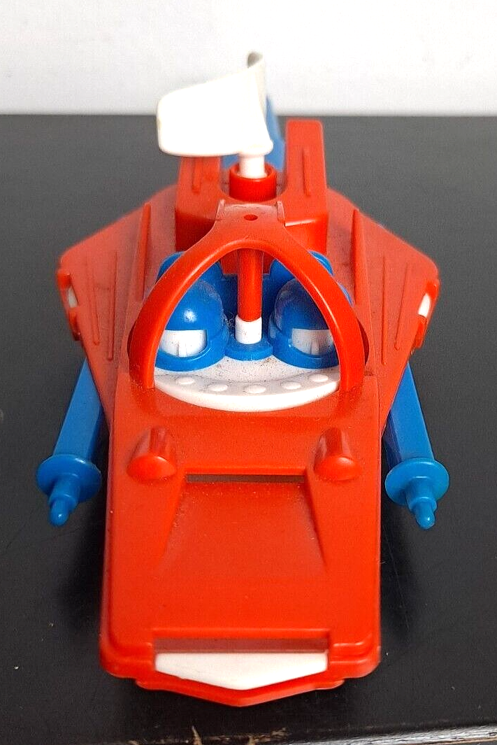 Vintage Bruder Plastic Multi Action Space Ship Whistle, W. Germany