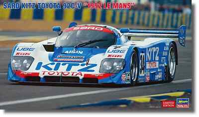 Hasegawa 1/24 Third Kitz Toyota 92C-V ''1992 Le Mans'' Plastik Modellbausatz 20...