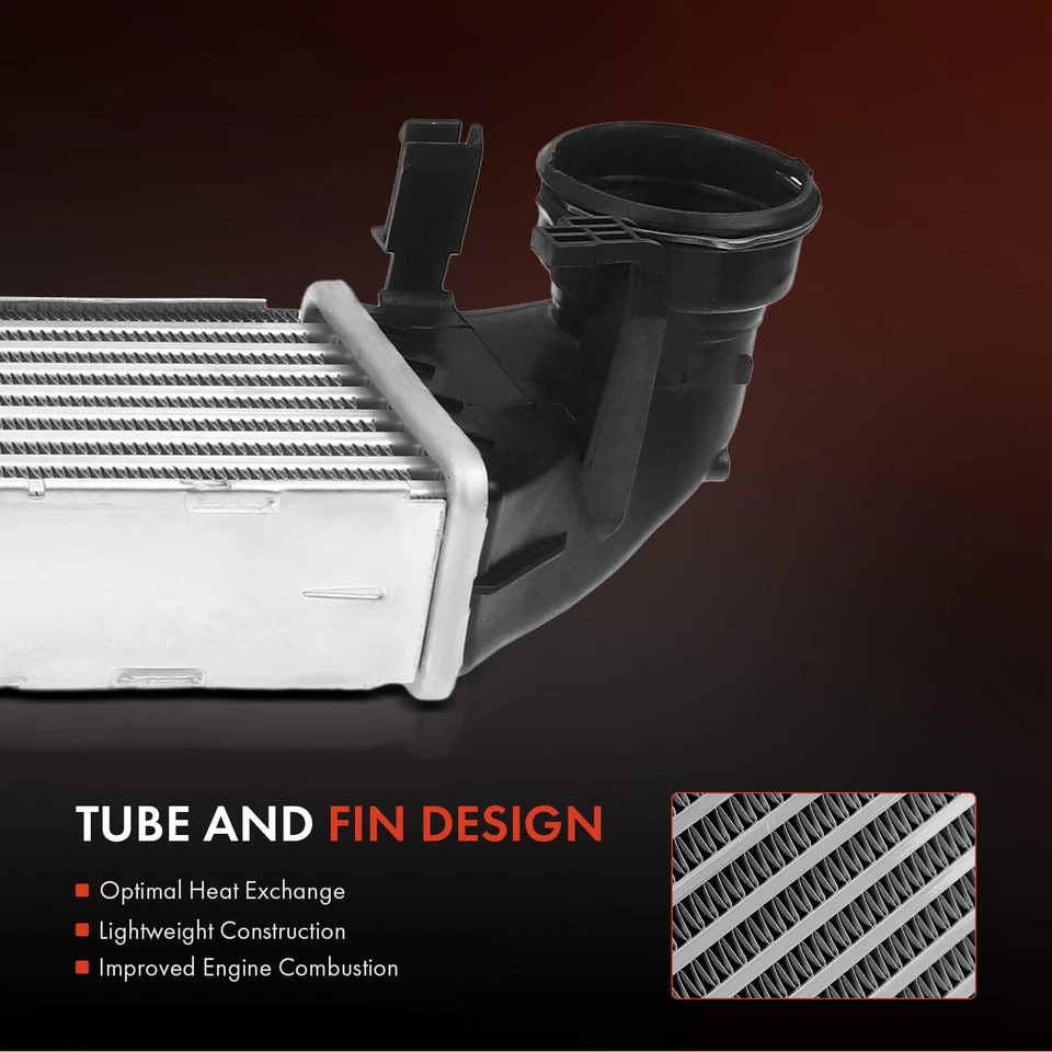 Intercooler delantero para Mercedes-Benz W203 C230 2002-2004 L4 1,8 L 2,3 L delantero Foto 2 de 4