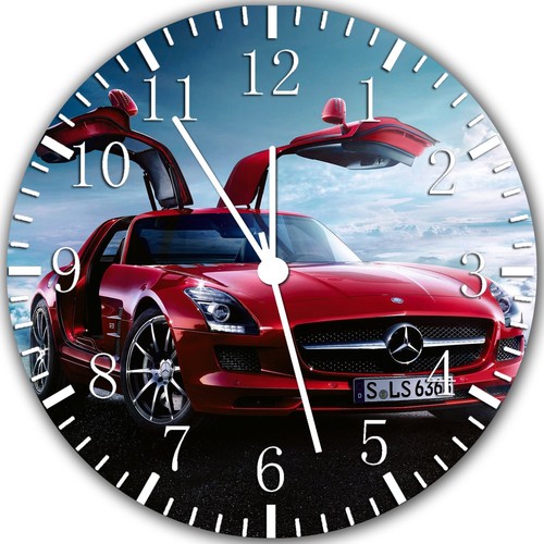 Mercedes Benz SLS Frameless Borderless Wall Clock Nice For Gifts or Decor W324 - Afbeelding 1 van 1