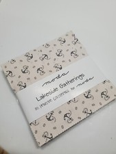 Lakeside Gatherings Primitive 5" Charm Pack Moda Cotton OOP Sew Quilt Square