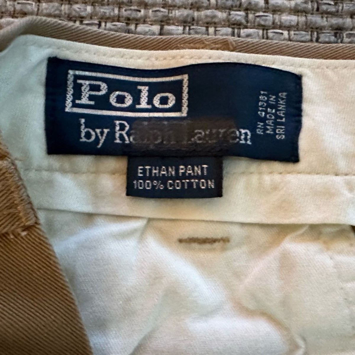 Polo Ralph Lauren Vintage Ethan Pants Size 35/32 | eBay