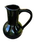 Vintage McCoy USA Black Pitcher/Carafe 9.5” Tall