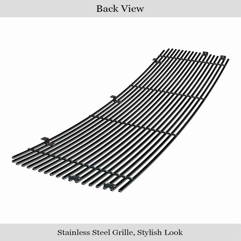 Se adapta a Chevy Kodiak C4500/C5500/C6500 2003-2009 rejilla de billet de acero inoxidable negro Foto 3 de 4