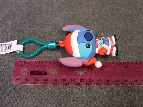 Disney Christmas NEW * Stitch Clip * Blind Bag Series 26 Key Chain Monogram - Picture 4 of 7